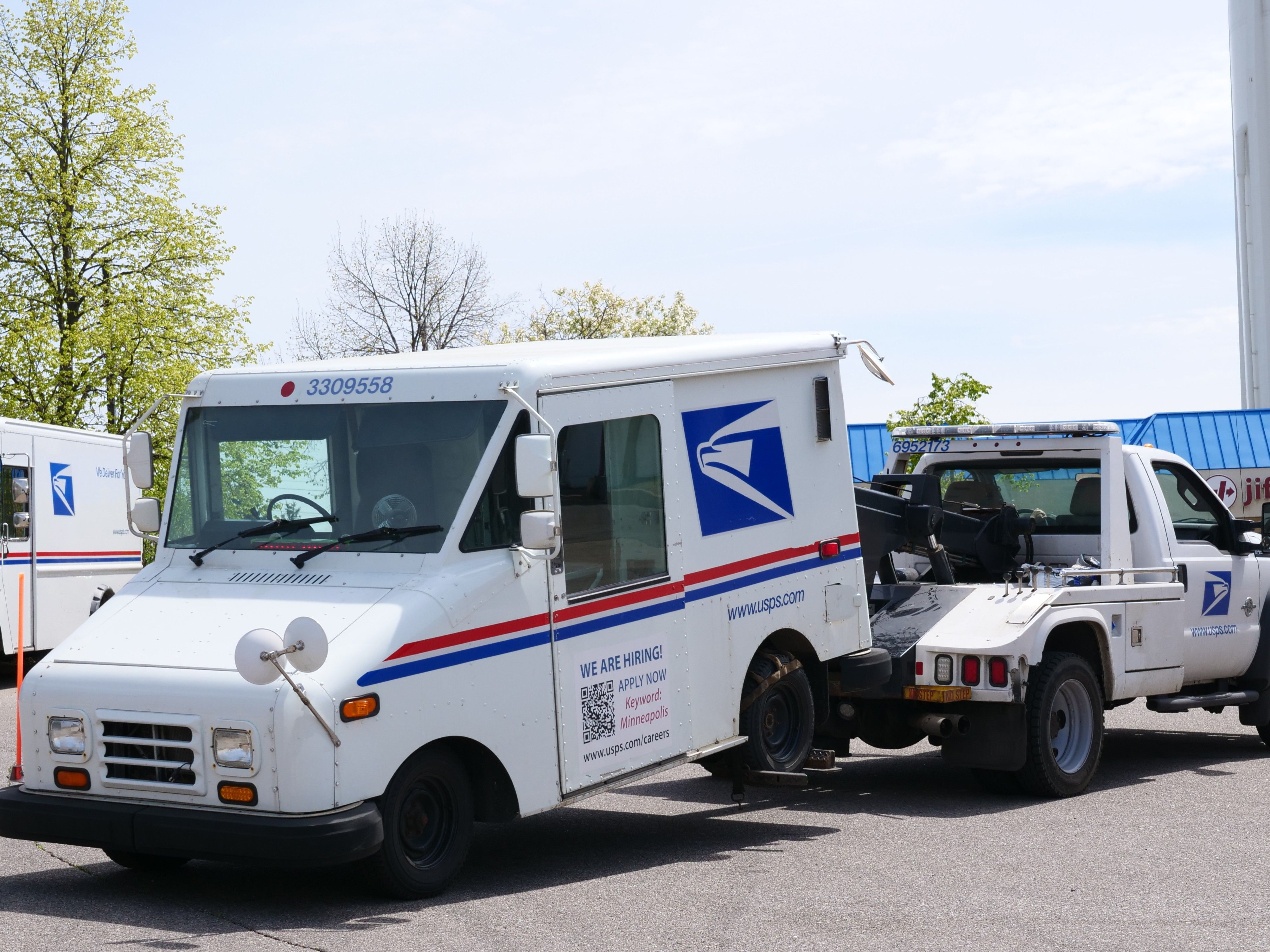 Professional towing service vehicles